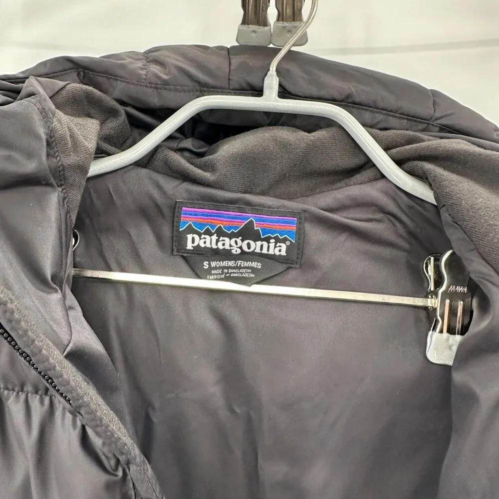 Patagonia Downtown Jacket in Black size S Women's Full Zip Insulated Down Fill - Picture 7 of 10
